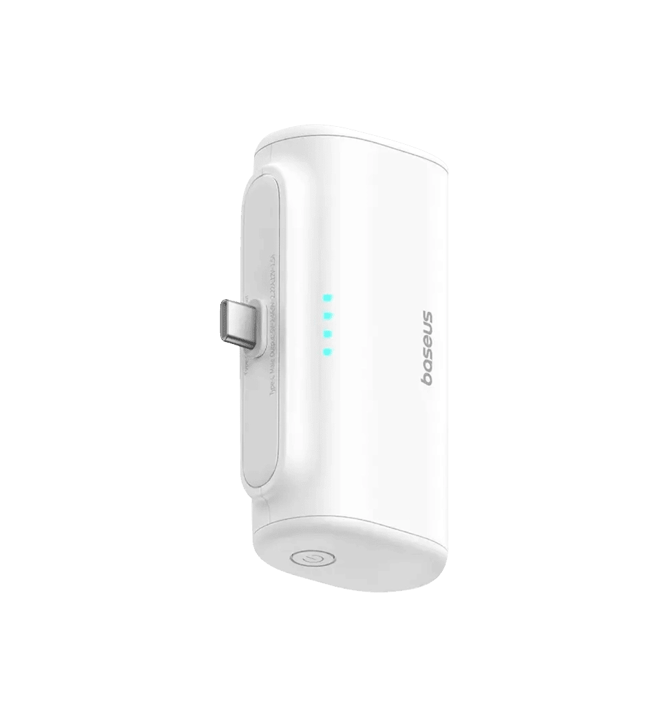 Павербанк Baseus Compact Fast Charging Power Bank Type-C Edition 5000mAh 20W White (P10068306213-00)