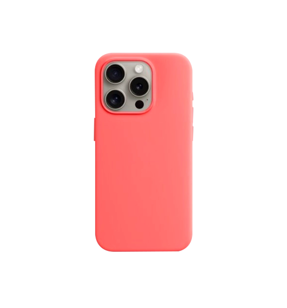 Чехол Monblan для iPhone 15 Pro Max Magnetic Silicone MagSafe Guava