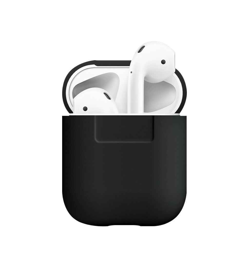 Чехол Elago Silicone Case Black for Airpods (EAPSC-BK)