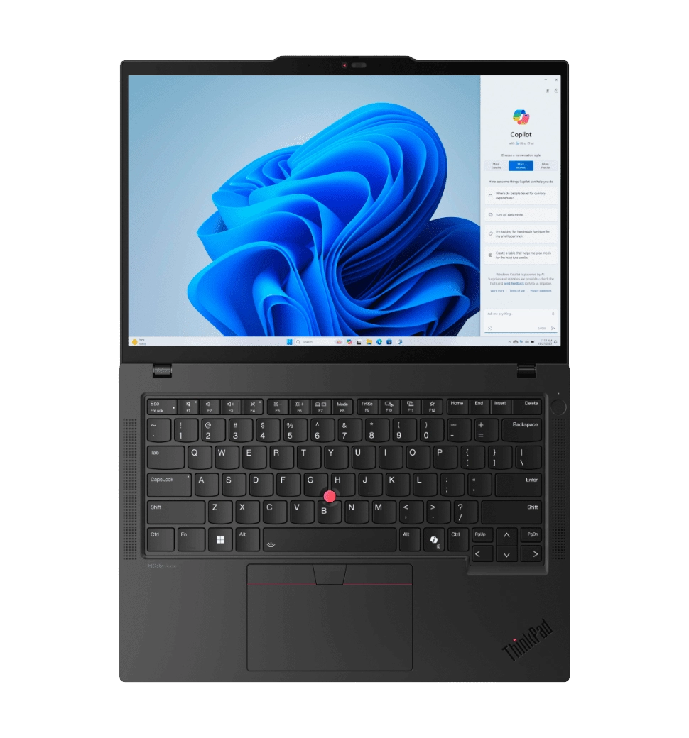 Ноутбук 14" Lenovo ThinkPad T14 G5 AG (21ML003MRA)/Intel Ultra 7-155U/32GB/1TB SSD/UMA/W11P/Black