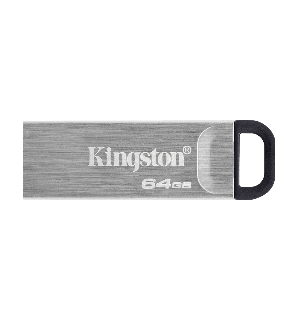 Флеш-накопичувач USB3.2 64GB Kingston DataTraveler Kyson Silver/Black (DTKN/64GB)