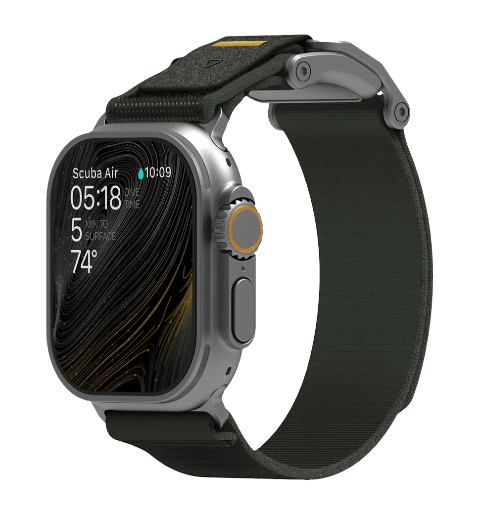 Ремінець AULUMU Stylish and Comfortable Watch Band for Apple Watch Ultra Green