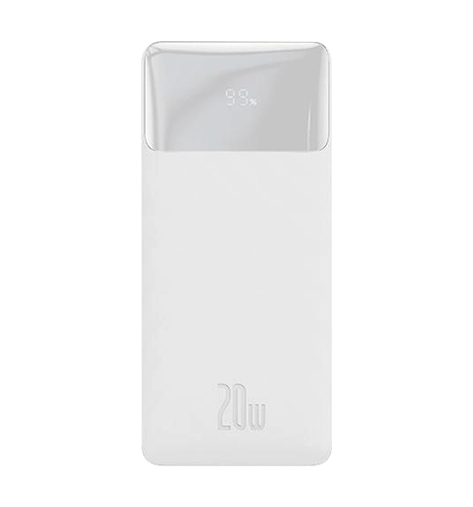 Дополнительная батарея Baseus Bipow Overseas 20W 10000 mAh (white) (PPBD050502)