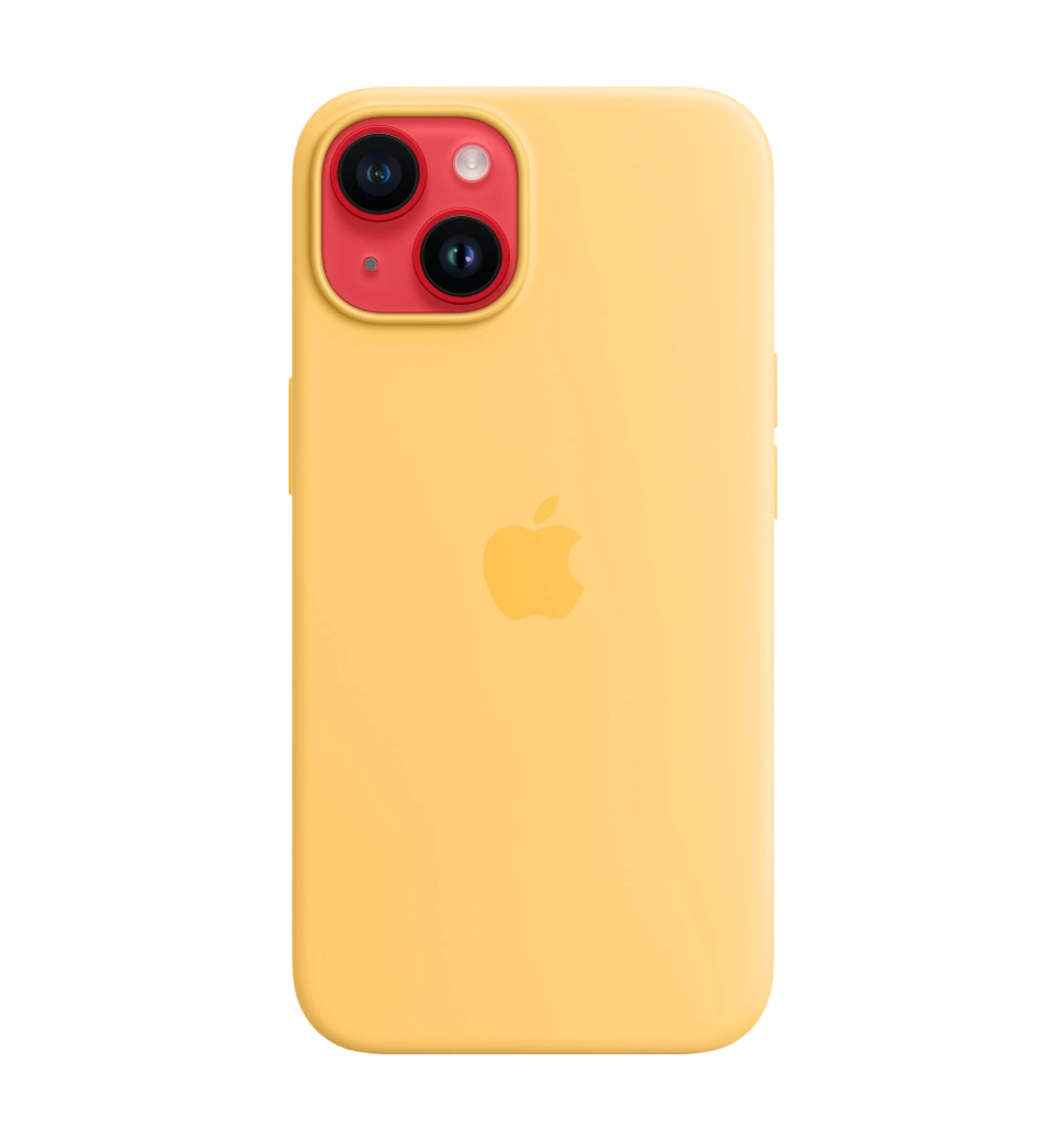 Чохол Силіконовий iPhone 14 Silicone Case with MagSafe Sunglow (MPT23) — фото 3
