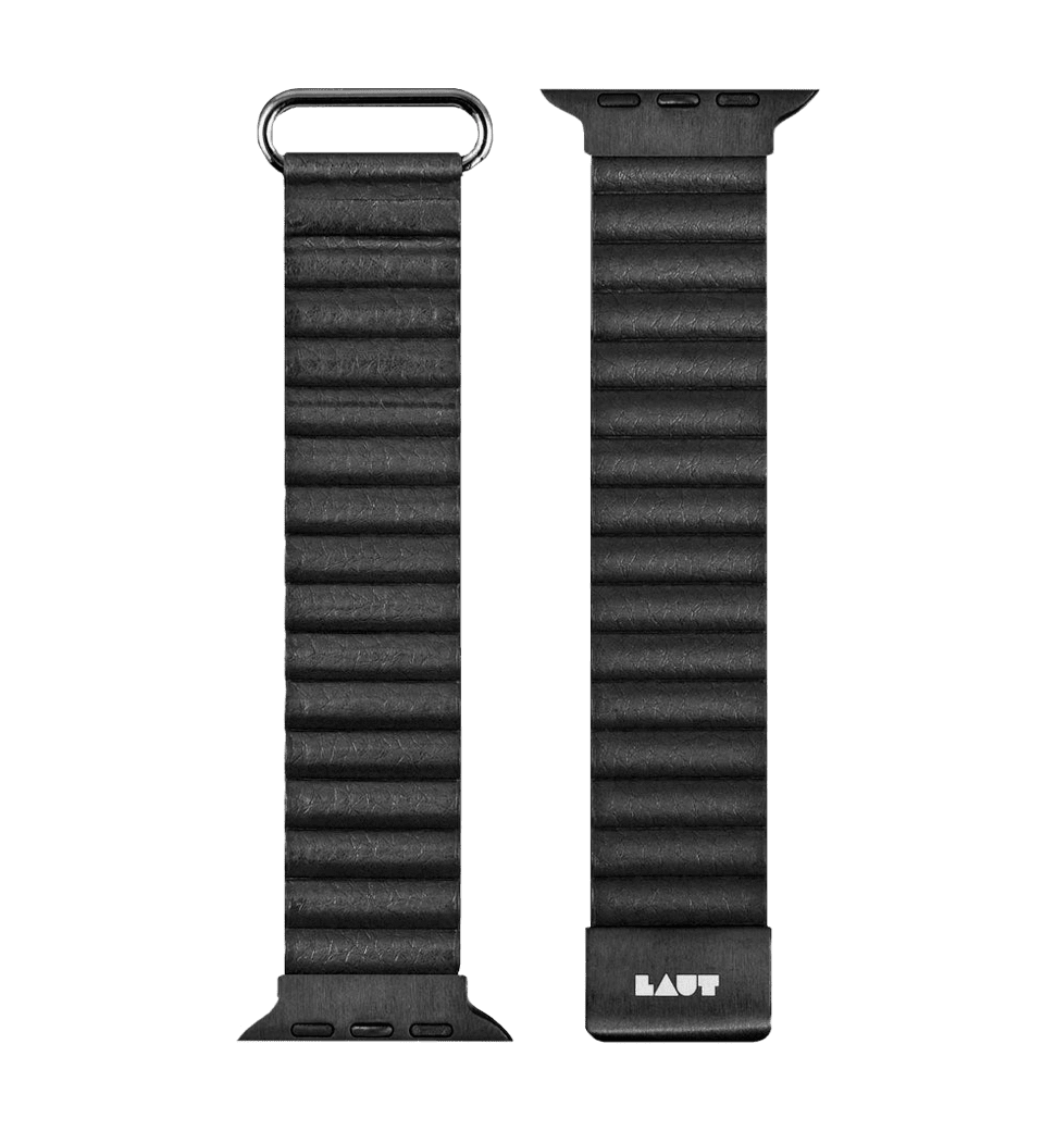Ремiнець Laut NOVI LUXE  Apple Watch 42/44/45/49mm Black (L_AWL_NL_BK)