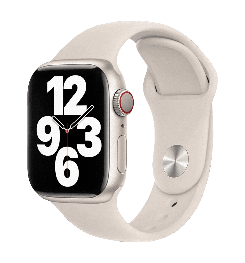 Ремешки Apple Watch Sport band 45mm Starlight (MKUU3)