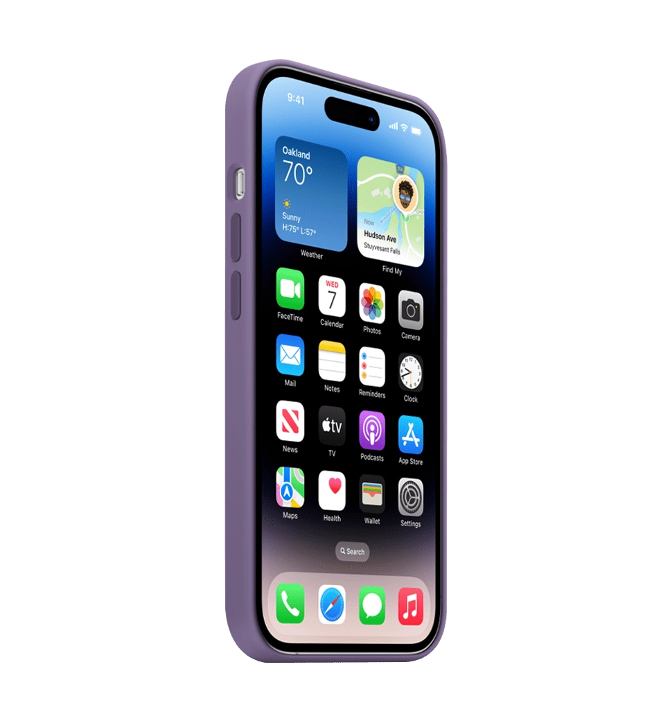 Чехол Силиконовый iPhone 14 Pro Silicone Case with MagSafe - Iris (MQUK3)
