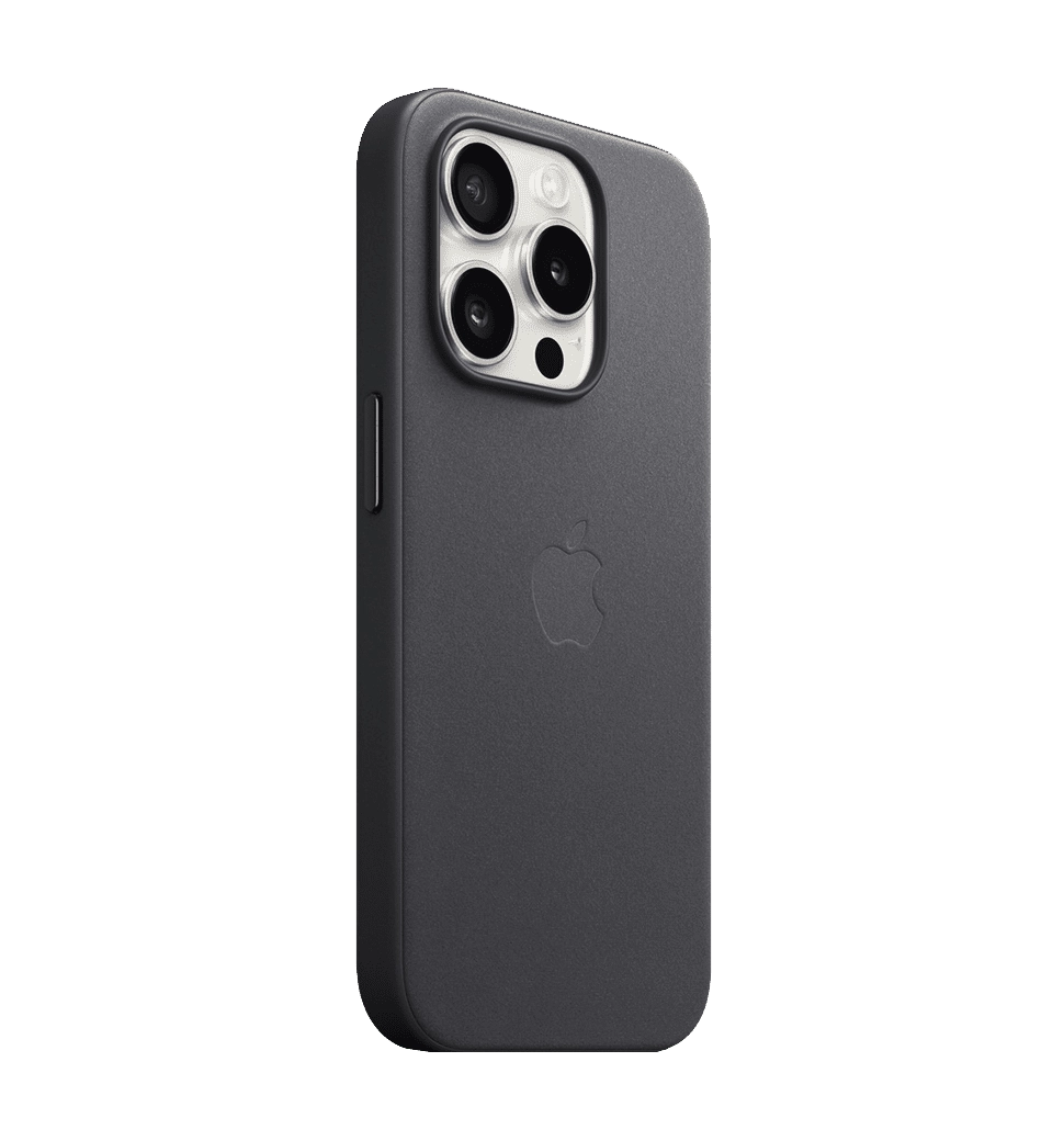 Чехол iPhone 15 Pro Max FineWoven Case with MagSafe - Black (MT4V3)