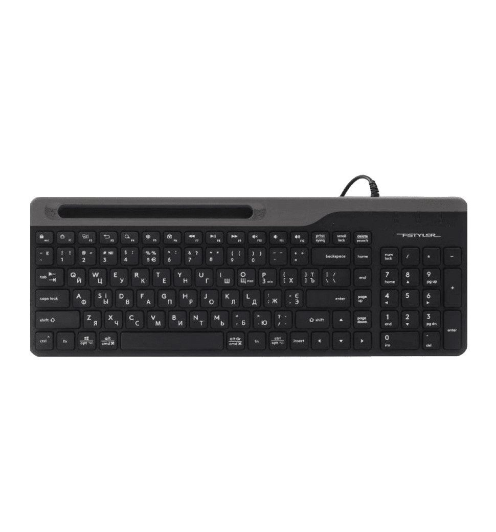 Клавіатура A4Tech Fstyler FK25 (Black), USB, колір чорний