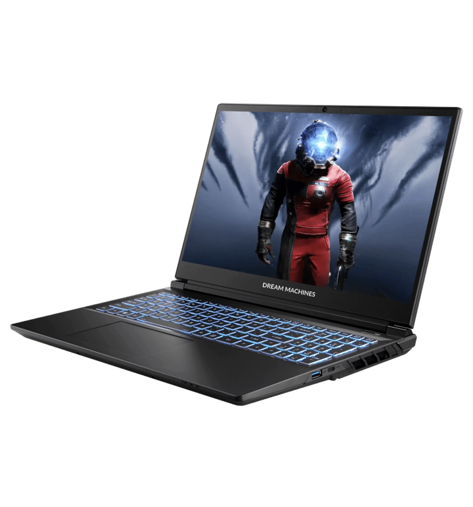 Ноутбук 15.6" Dream Machines (RG5060-15UA29) QHD IPS, Intel i9-14900HX, 16GB, F1TB, NVD5060-8, DOS, чорний