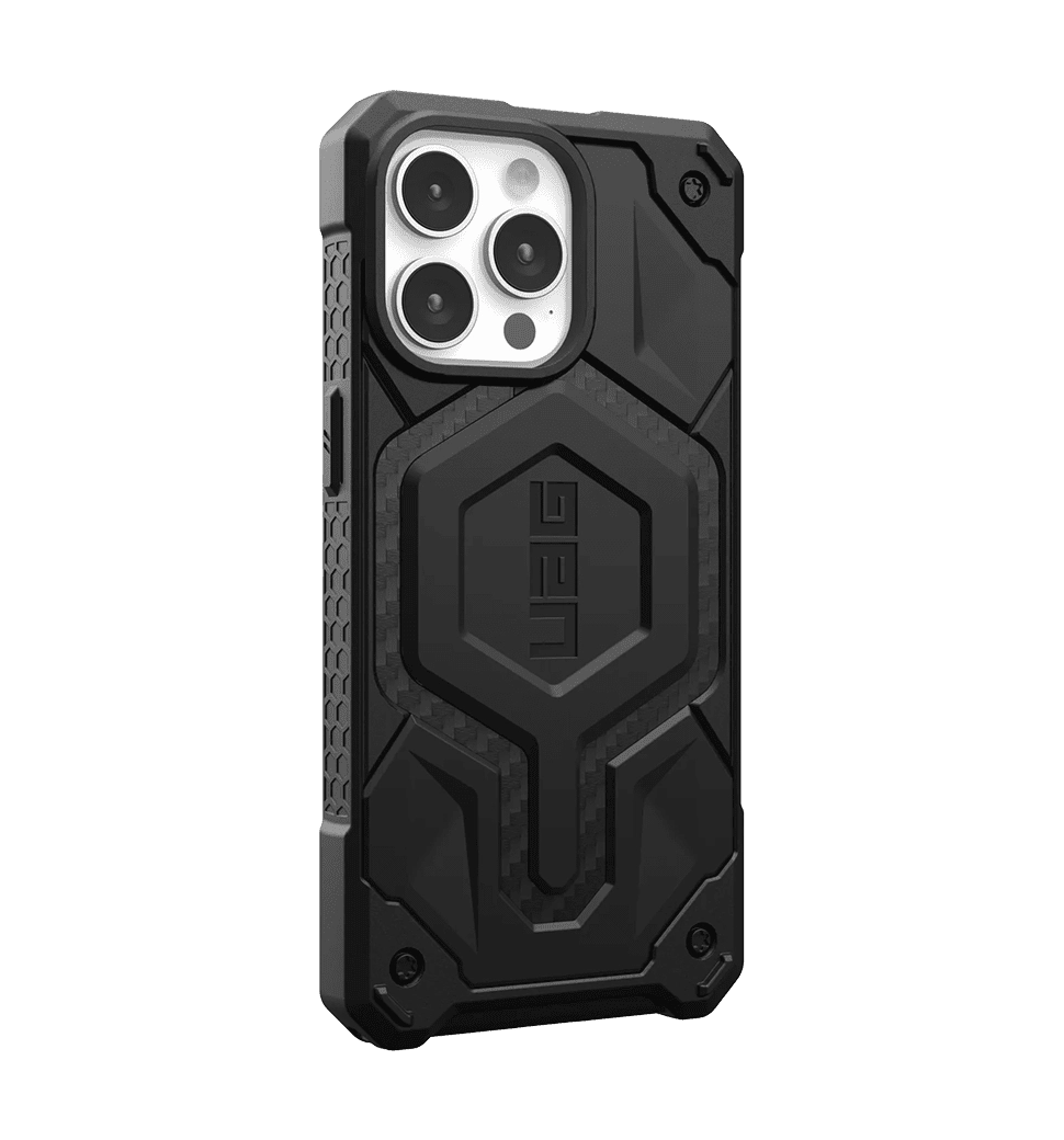 Чехол UAG iPhone 15 Pro Max Monarch Pro Magsafe, Carbon Fiber (114222114242)