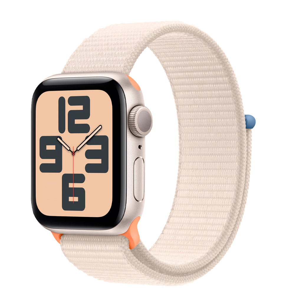 Смарт-часы Apple Watch SE (gen 2) 2023 40mm Starlight Aluminum Case with Starlight Sport Loop (MR9W3)