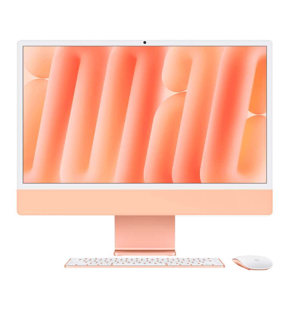 iMac 24" M4/NANO TEXTURE/10CPU/10 GPU/24GB/1TB SSD Orange (Z1EW000DF)
