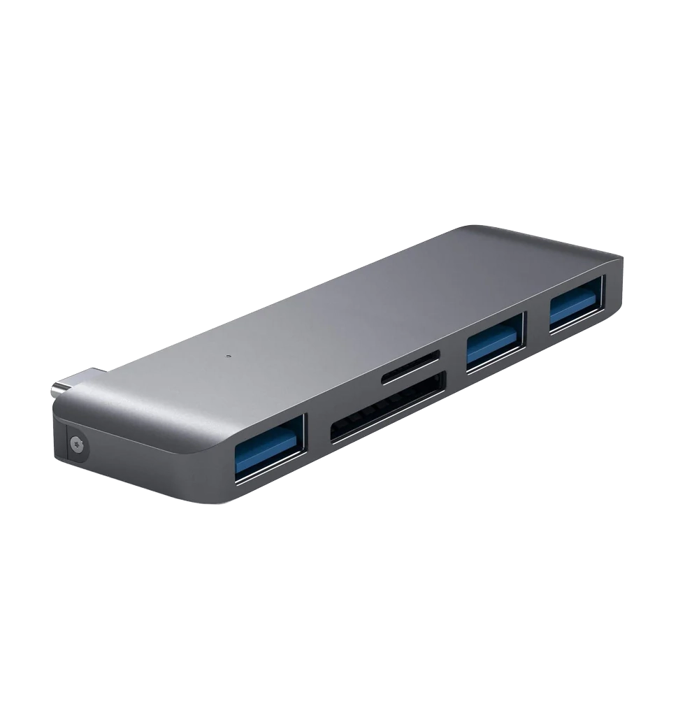 Хаб Satechi Type-C USB 3.0 3-in-1 Combo Hub Space Gray (ST-TCUHM)