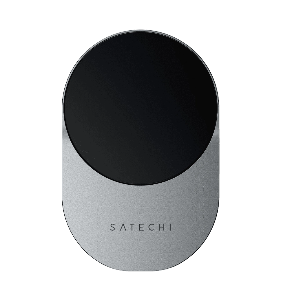 Держатель с ЗУ Satechi Qi2 Wireless Car Charger Space Gray (ST-Q2CCM)