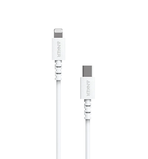 Кабель ANKER Powerline Select USB-C to Lightning - 0.9м V3 (Белый) (6515512)