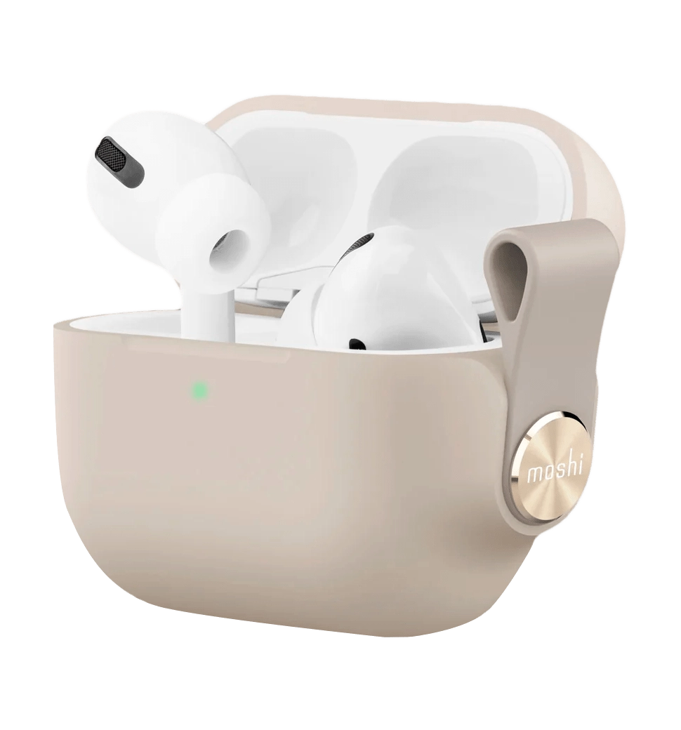 Чохол Moshi Pebbo Protective Case Savanna Beige for Airpods Pro 2nd Gen (99MO123165)