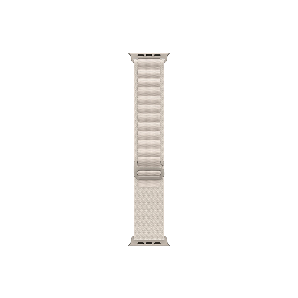 Смарт-годинник Apple Watch Ultra 49mm Titanium Case with Starlight Alpine Loop - Medium (MQFR3) — фото 3