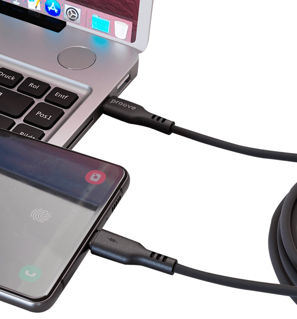 Кабель Proove Rebirth Type-C to Type-С 60W (1m) (black)
