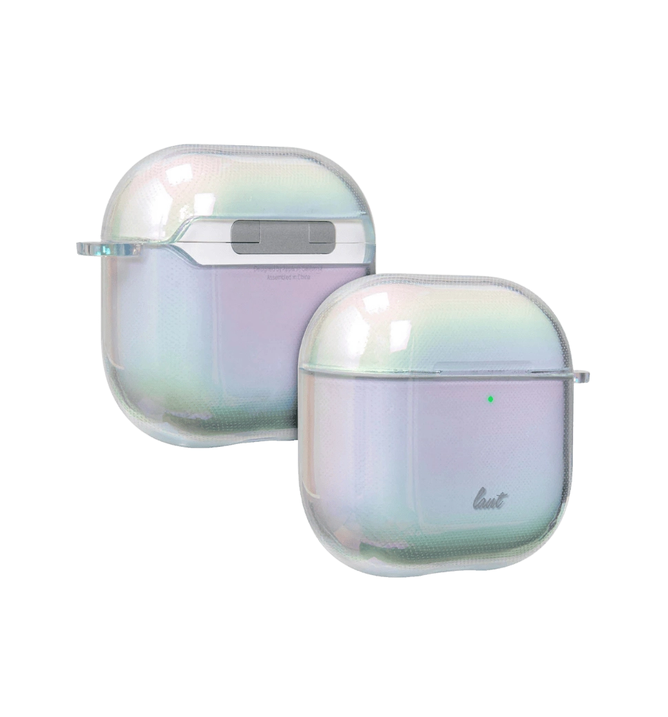 Чохол LAUT HOLO для AirPods 4 Pearl (L_AP5_HO_W)