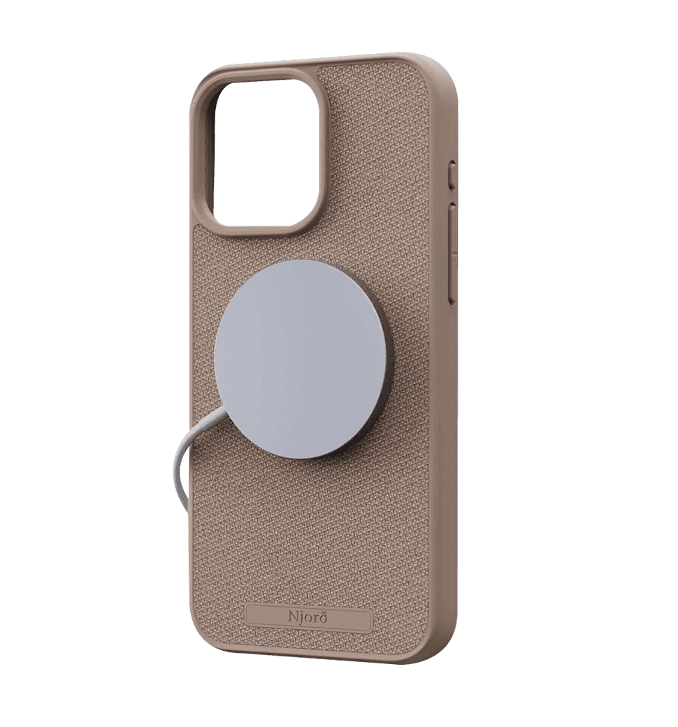 Чехол Njord Fabric MagSafe Case Pink Sand для iPhone 15 Pro Max (NA54FA12)