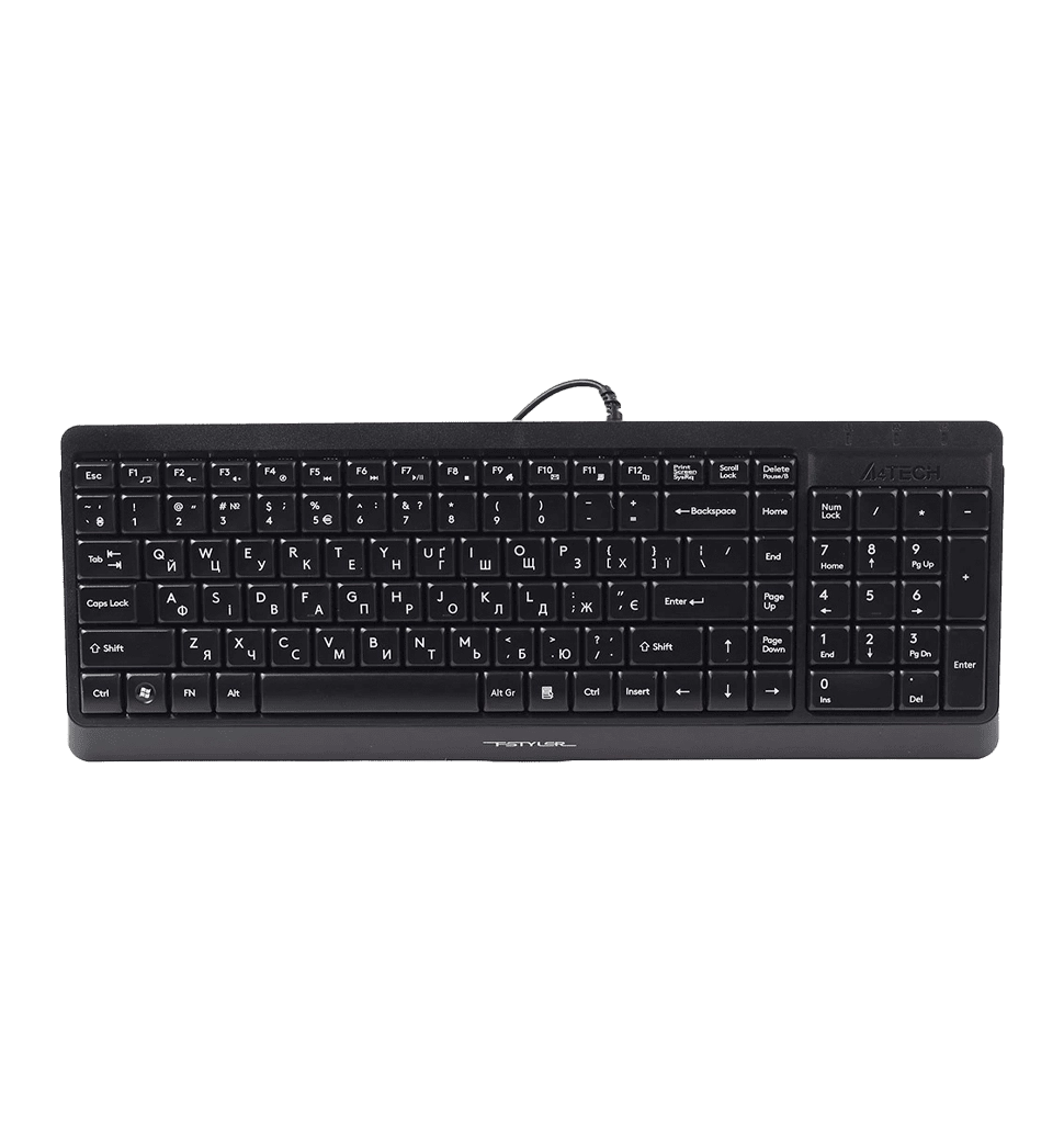Клавіатура A4Tech Fstyler FK15 (Black) , USB, колір чорний