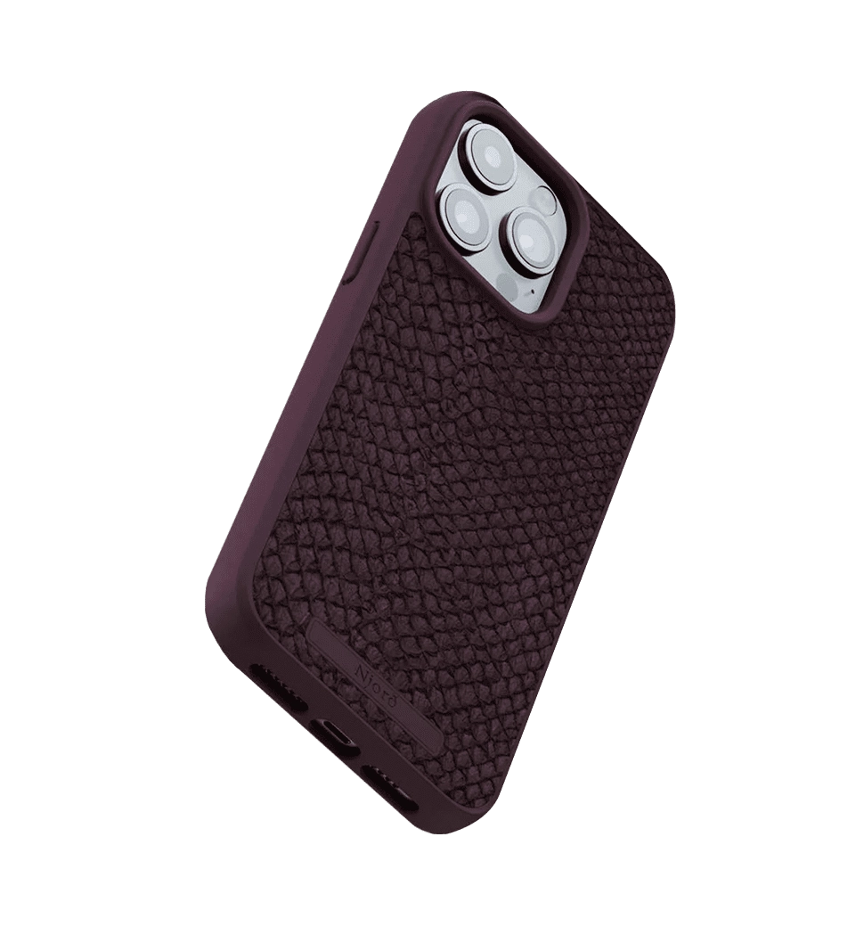Чохол Njord Salmon Leather MagSafe Case Rust for iPhone 15 Pro (NA53SL03)