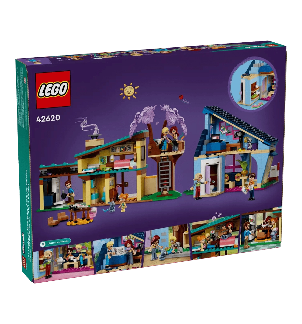 Конструктор LEGO Friends Семейные дома Олли и Пейсли