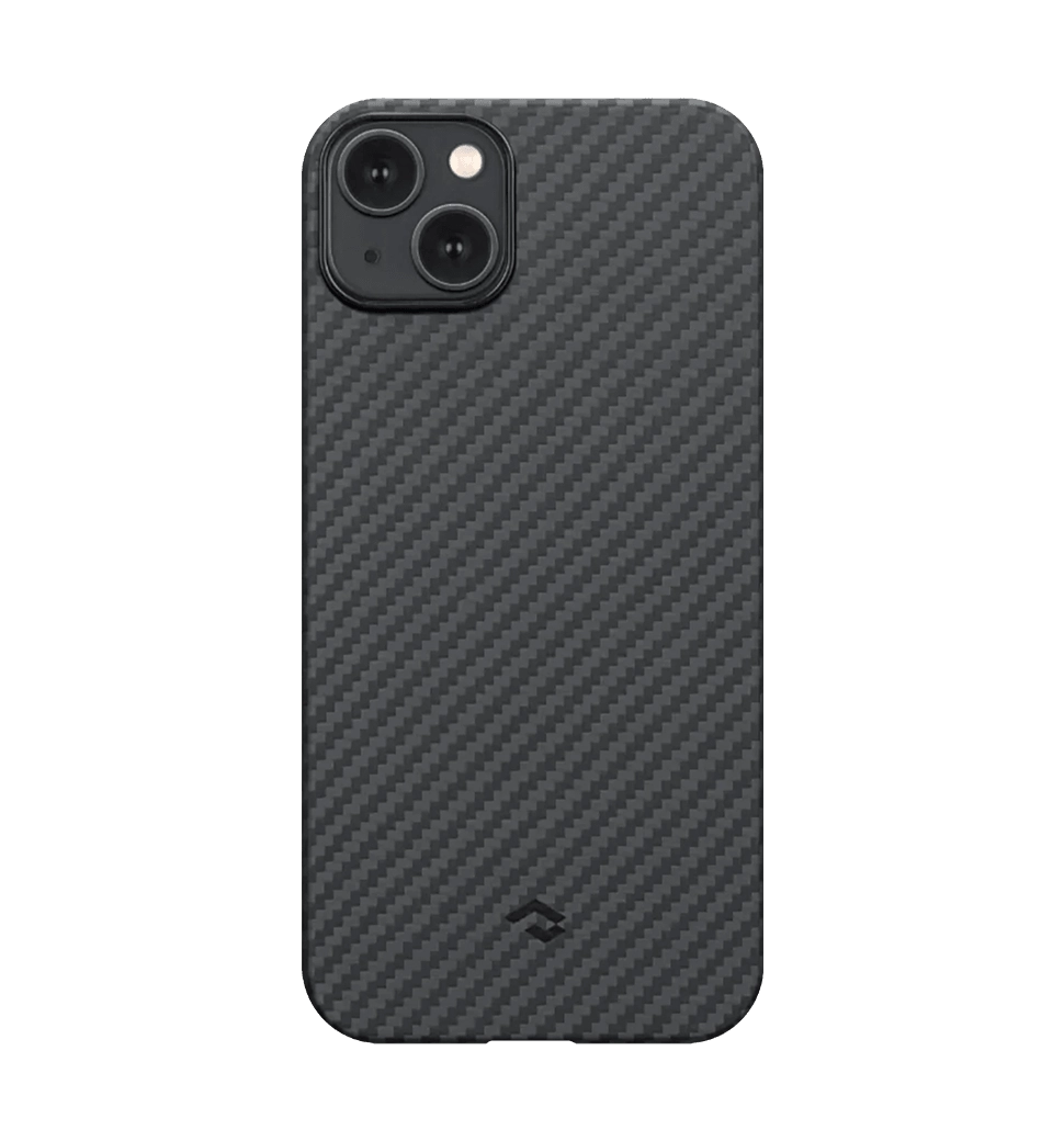 Чохол Pitaka MagEZ Case 3 Twill 1500D Black/Grey for iPhone 14 (KI1401)