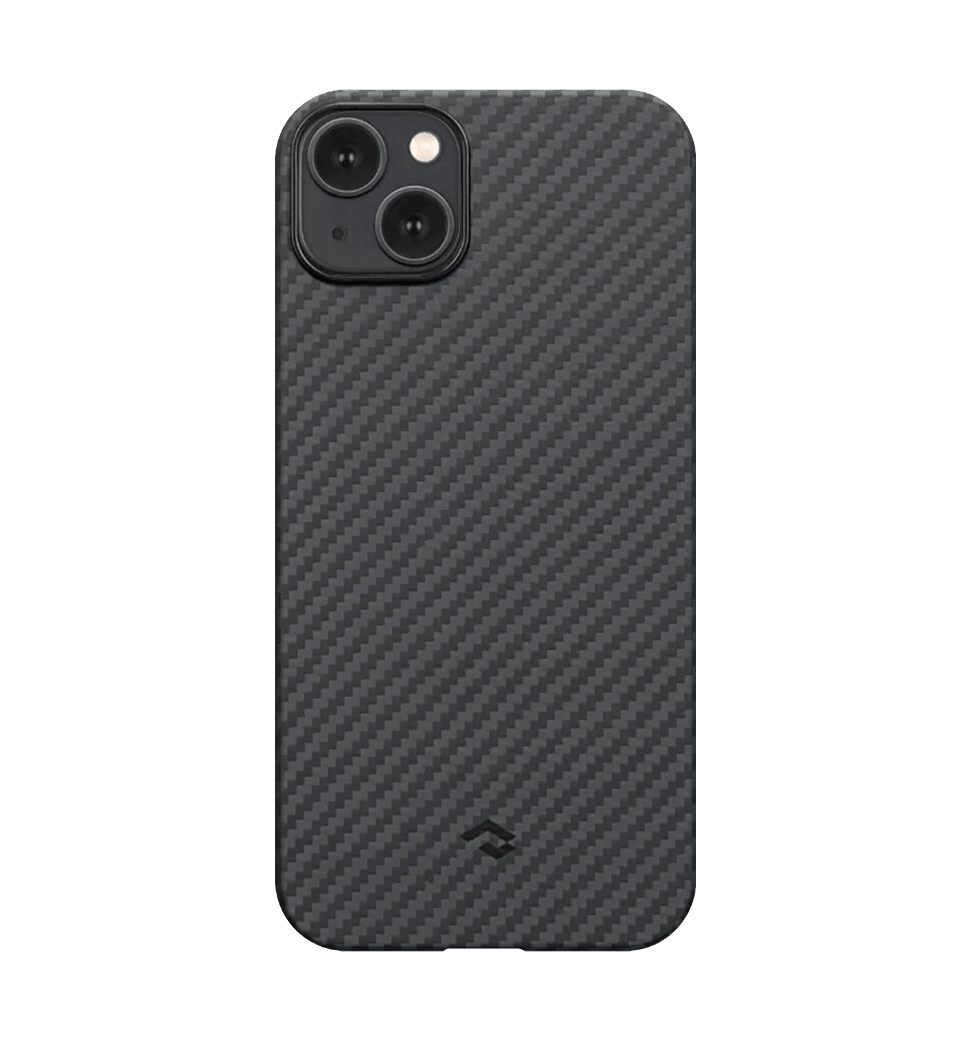 Чохол Pitaka MagEZ Case 3 Twill 1500D Black/Grey for iPhone 14 (KI1401) — фото 1