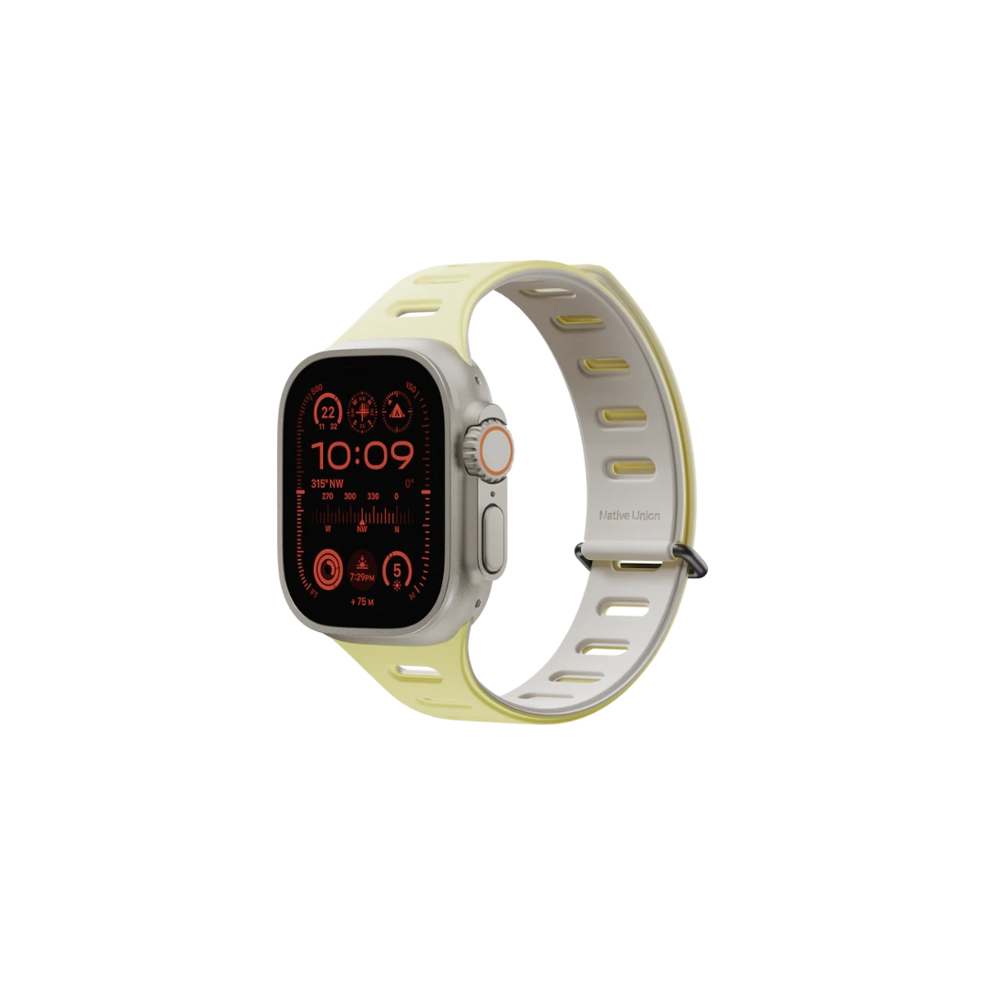 Ремешок Native Union Active Magnetic Band Lemon for Apple Watch 49/45/44mm (ACTBAND-AW-L-LMOS)