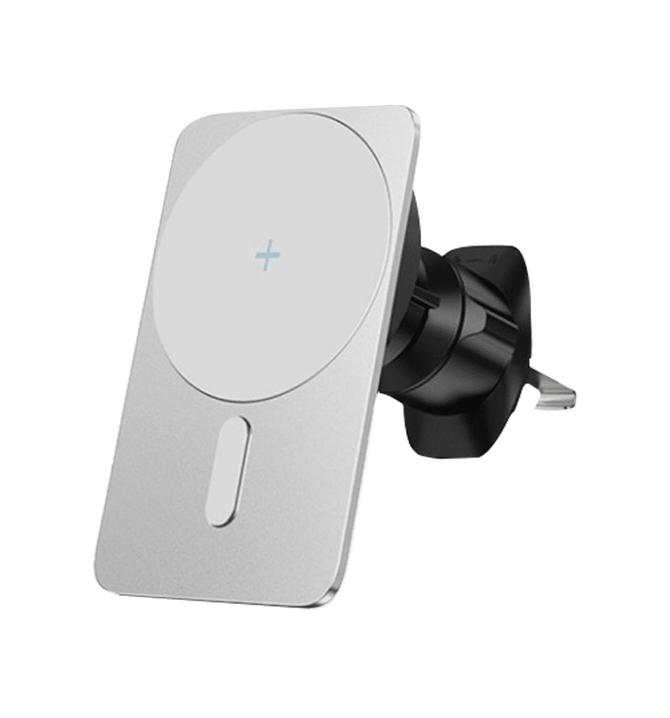 Автодержатель WIWU [Wi-Q001] Liberator Wireless Charger with MagSafe 15W (White)