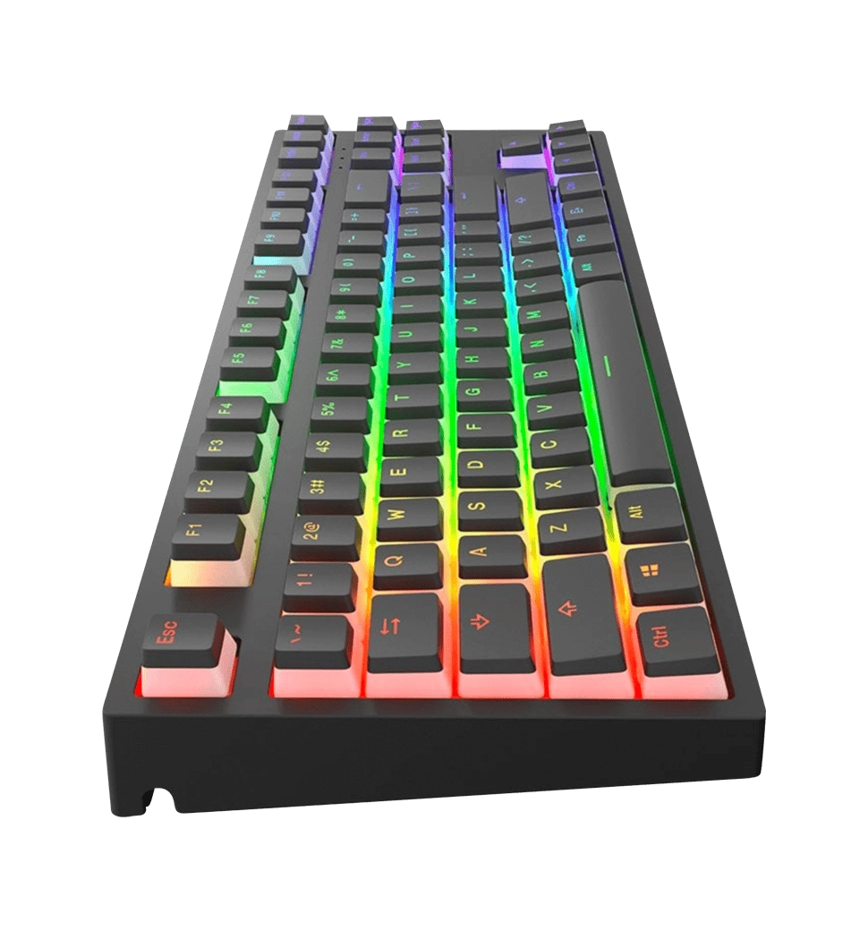 Игровая клавиатура DARK PROJECT One KD87A Pudding Gateron Mech.l Yellow ENG (DPO-KD-87A-006700-GYL)