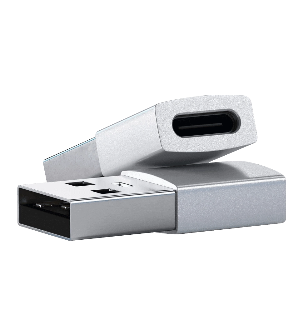 Переходник Satechi Type-A to Type-C Adapter Silver (ST-TAUCS)