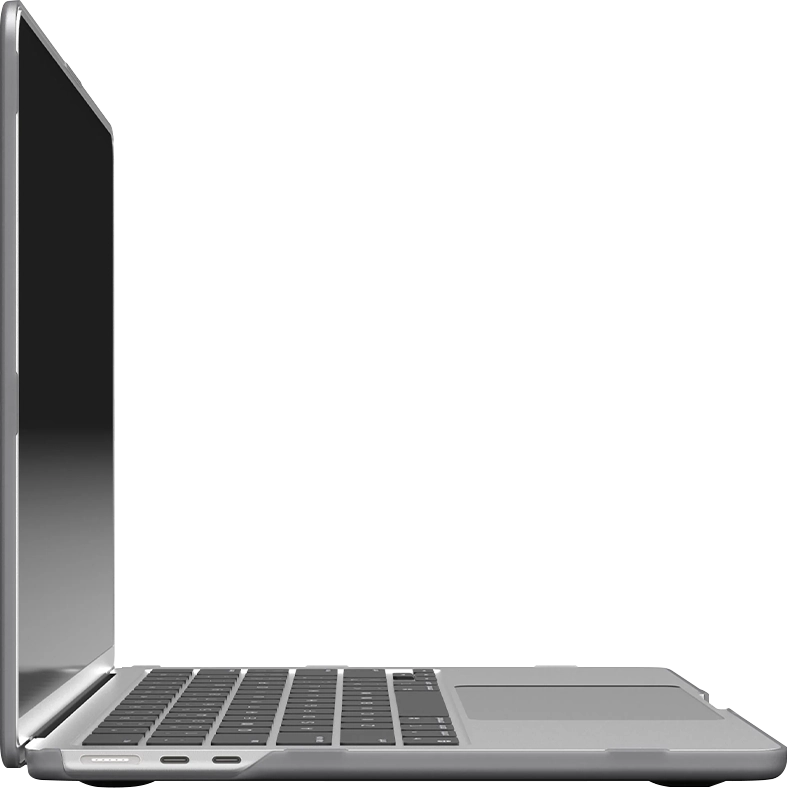 Чохол-накладка Moshi Ultra Slim Case iGlaze Stealth Black for MacBook Air 13.6" M2 (99MO071008)