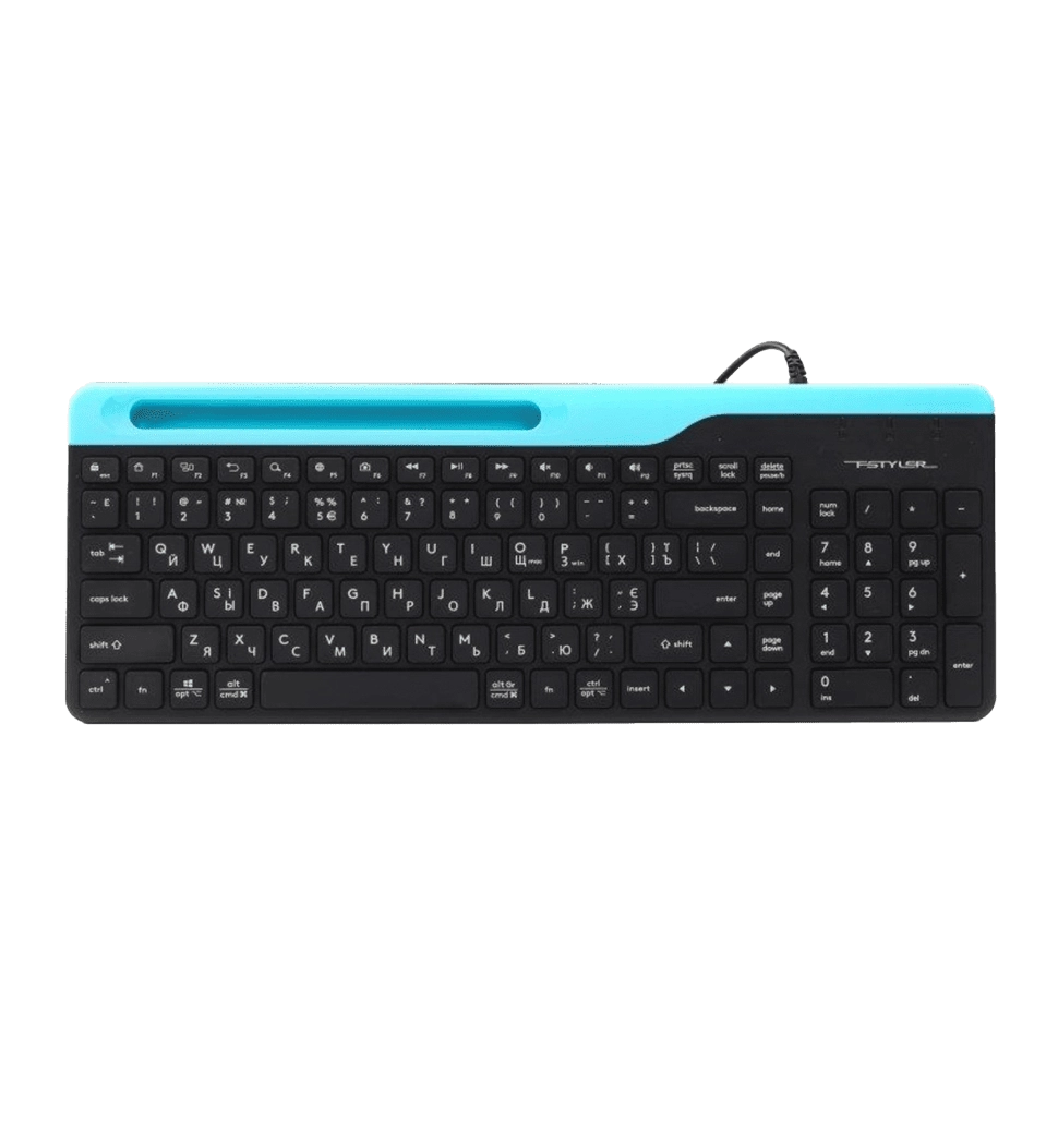 Клавіатура A4Tech Fstyler FK25 (Black), USB, колір чорний