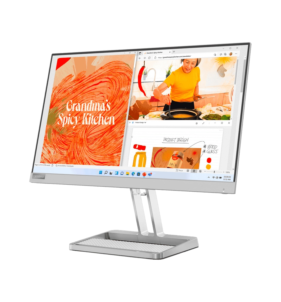Монітор 21.5" LENOVO L22i-40 IPS FullHD 75Hz