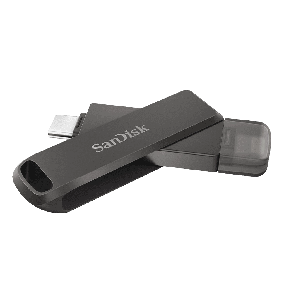 Накопитель SanDisk USB 3.0 iXpand Luxe 128Gb Type-C/Lightning (SDIX70N-128G-GN6NE)