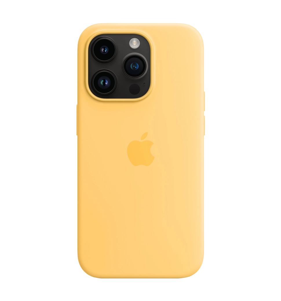 Чохол Силіконовий iPhone 14 Pro Silicone Case with MagSafe Sunglow (MPTM3) — фото 2