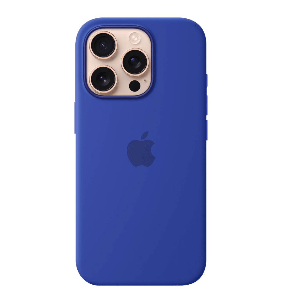 Чохол iPhone 16 Pro Blue Silicone Case (MYYP3)