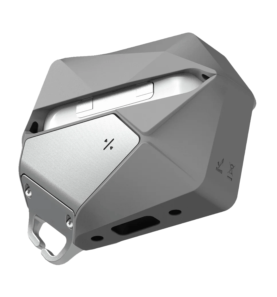 Чохол AULUMU Geomertric case for AirPods Pro2 Grey