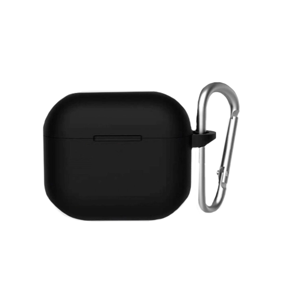 Чехол Blueo Liquid Silicone Case для AirPods 3 with Carbine Black