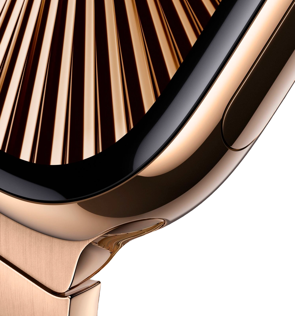 Apple Watch Series 10 GPS + Cellular 42mm Gold Titanium Case w. Gold Link Bracelet (MX0N3+MXMC3)