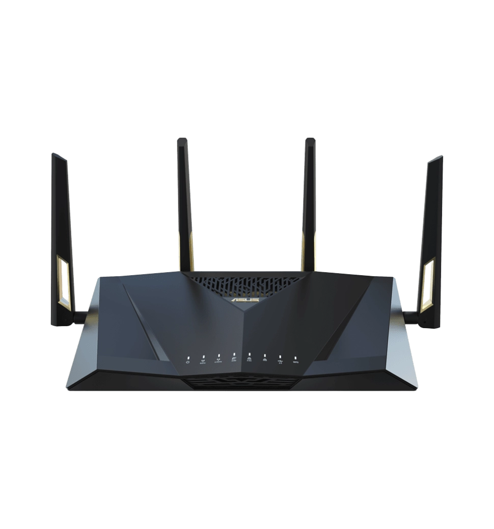 Маршрутизатор ASUS RT-AX88U PRO AX6000, 4xGE LAN, 2.5xGE WAN, 1x2.5GE WAN/LAN, 1xUSB3.2, 1xUSB2.0, M