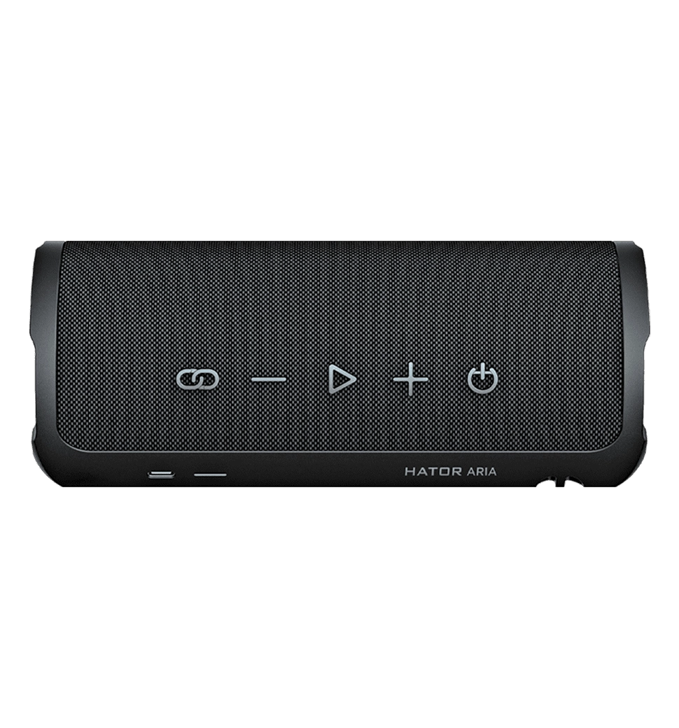 Колонка портативна Bluetooth HATOR Aria Wireless (HTA-201) Phantom Black