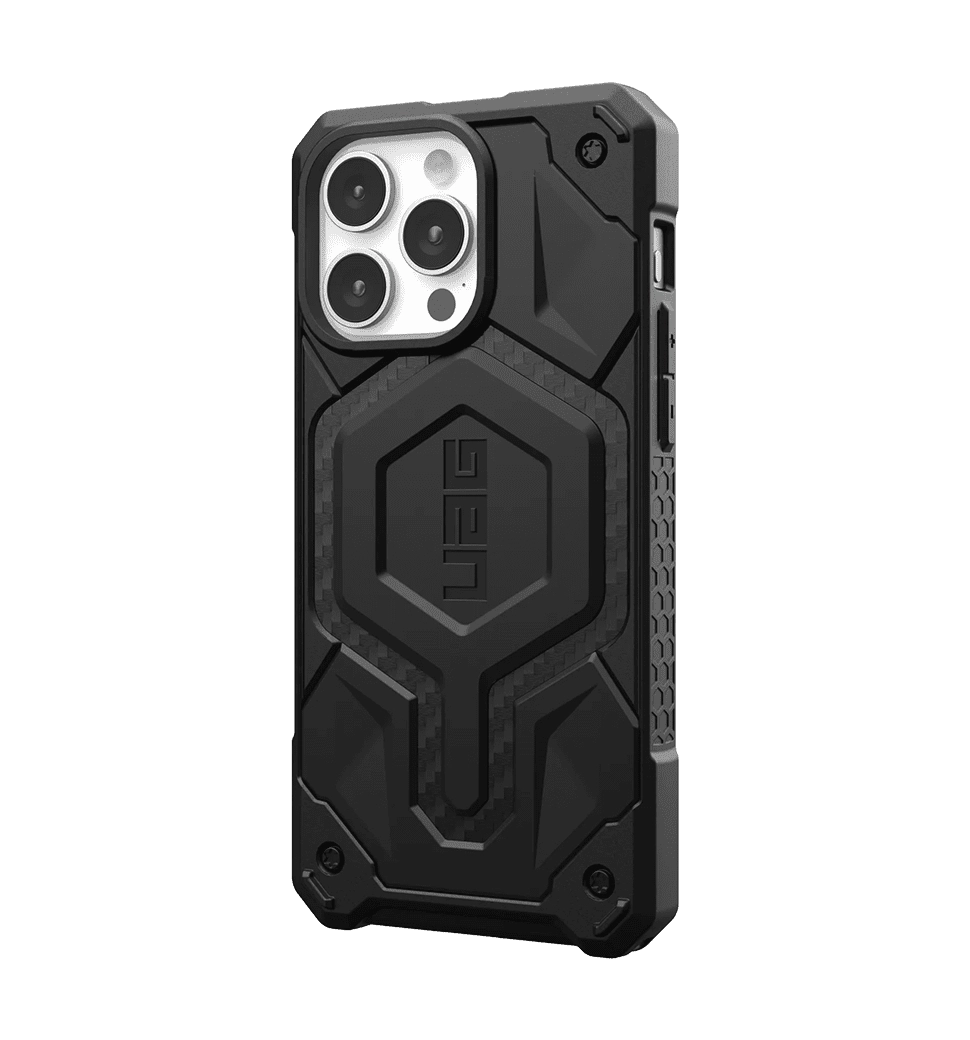 Чехол UAG iPhone 15 Pro Max Monarch Pro Magsafe, Carbon Fiber (114222114242)