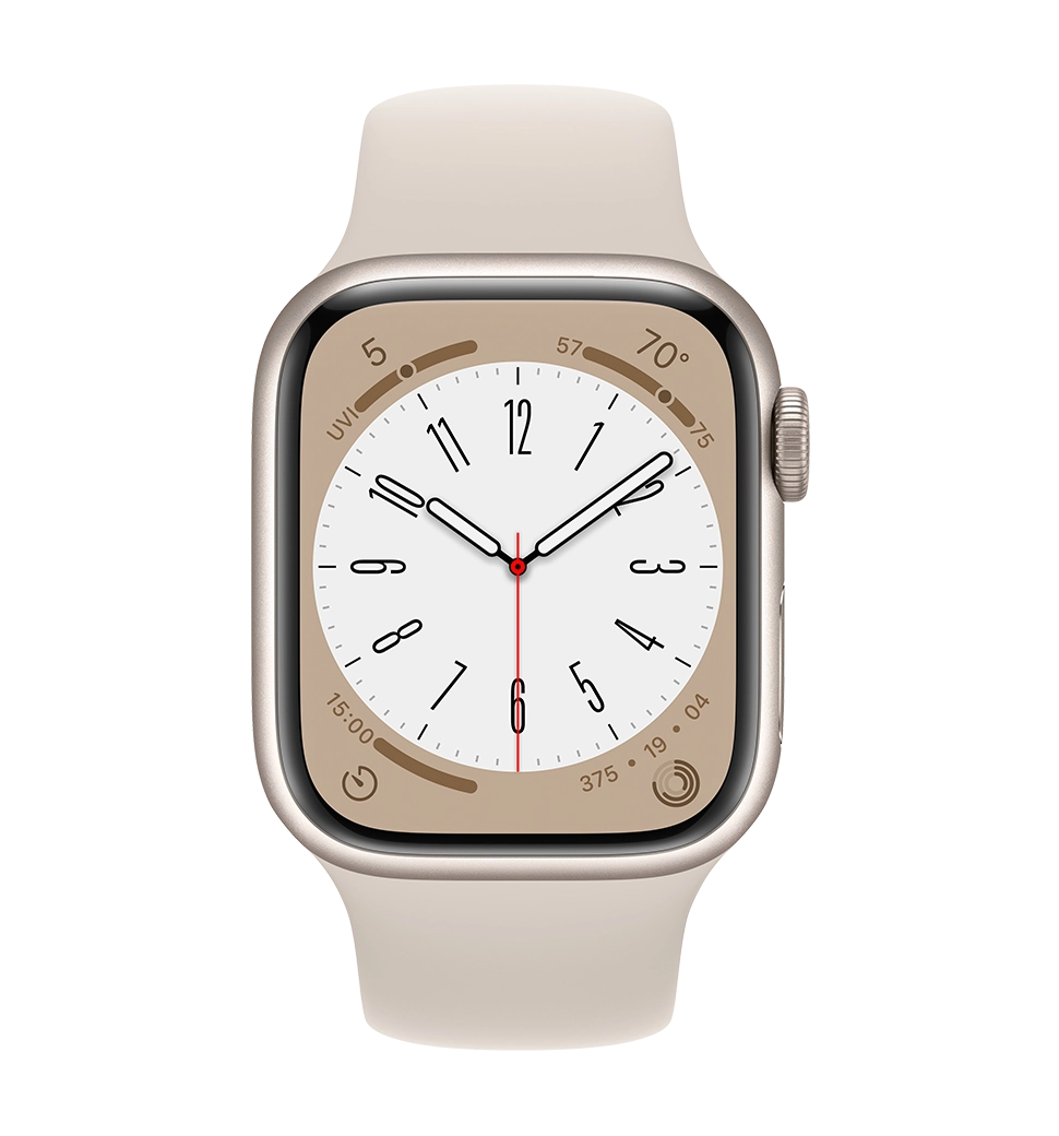 Apple Watch S8 45mm Star Alu Star SpBand M/L (MNP23) БУ