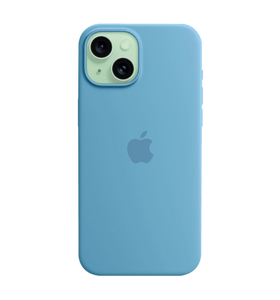 Чохол силіконовий iPhone 15 Silicone Case with MagSafe Winter Blue (MT0Y3)