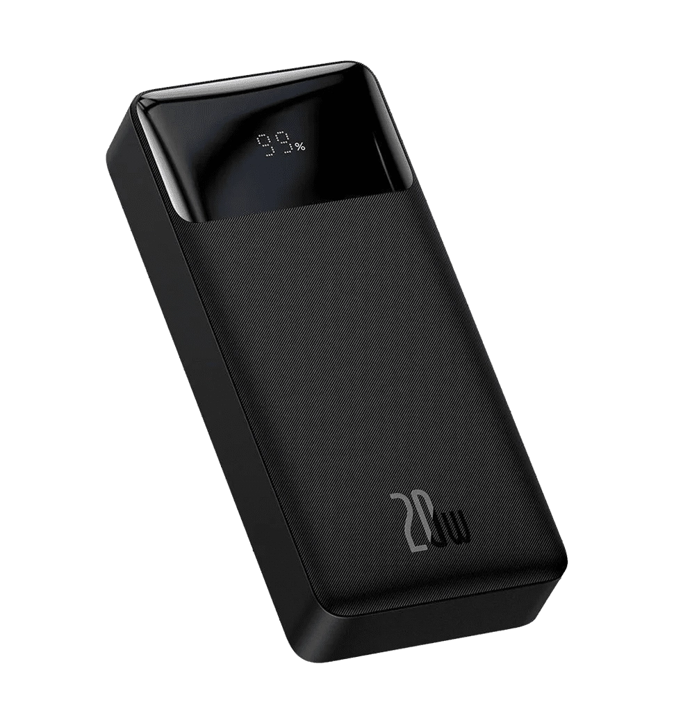 Доп батерея Baseus Bipow Overseas 20W 20000mAh Black (PPBD050501)