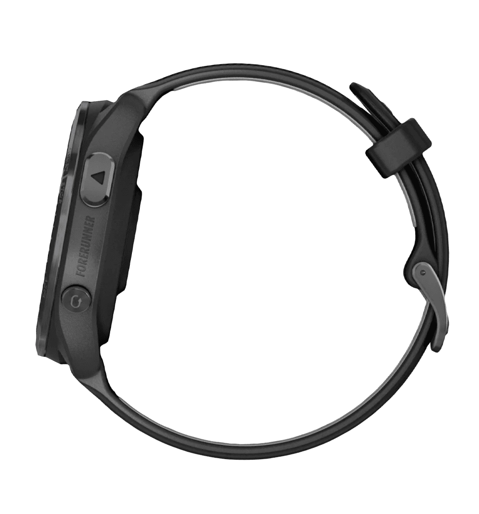 Garmin Forerunner 965 Carbon Gray Titanium Bezel w. Blk Case and Blk/Powder Gray S. Band (010-02809-00/10)